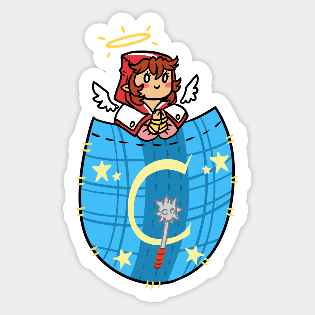 Pocket Healer Sticker by DivineandConquer